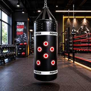 (Chưa nhồi) Vỏ bao cát Fighter P6, đường kính 0.5 mét, hàng cao cấp 1.2 mét & 1.42 mét