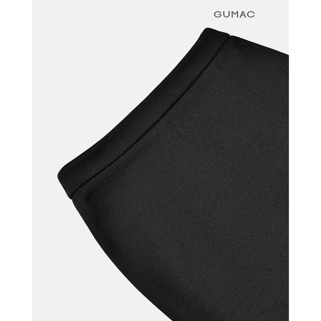 Chân Váy Bút Chì Nữ GUMAC Thun Co Giãn Form Ôm Dáng Basic Công Sở  BVE00010