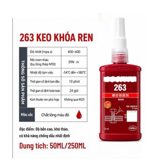 KEO KHOÁ REN LOC TITE 263 SIÊU BỀN, HÀNG CHUẨN