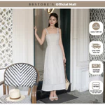 BBSTORE'S Đầm 2 dây dạo phố ren cotton thêu dáng xòe cổ vuông - DAF42T — ảnh 1