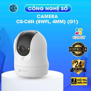 Camera Wifi trong nhà EZVIZ CS-C6N (8WFL,4MM) (G1) - Độ phân giải 4K - đàm thoại 2 chiều - Chính Hãng