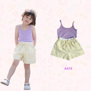 A488 Bộ áo balo và quần đùi thắt nơ