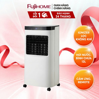 Máy làm mát hơi nước kèm lọc không khí Fujihome AC-12 - Làm mát sâu, lọc bụi mịn