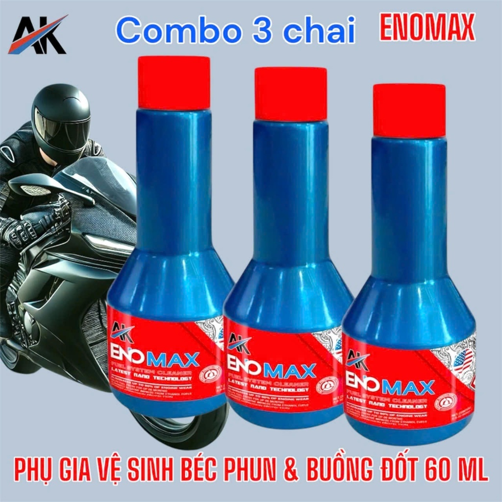 Combo 3 Chai Phụ Gia Vệ Sinh Béc Phun Và Buồng Đốt 60ml – Làm Sạch Kim Phun Xăng, Hỗ Trợ Giảm Hao Xăng, Vệ Sinh Hệ Thống