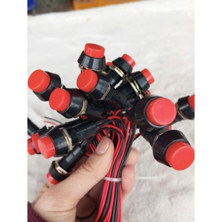 Công tắc nhấn nhả nút đỏ có dây ( giá 1 chiếc )