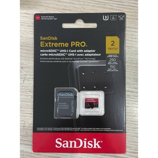 Thẻ nhớ MicroSDXC SanDisk Extreme Pro 2TB A2 V30 U3 4K đọc 200MB/s ghi 140MB/s - Phụ Kiện Nhất Tín