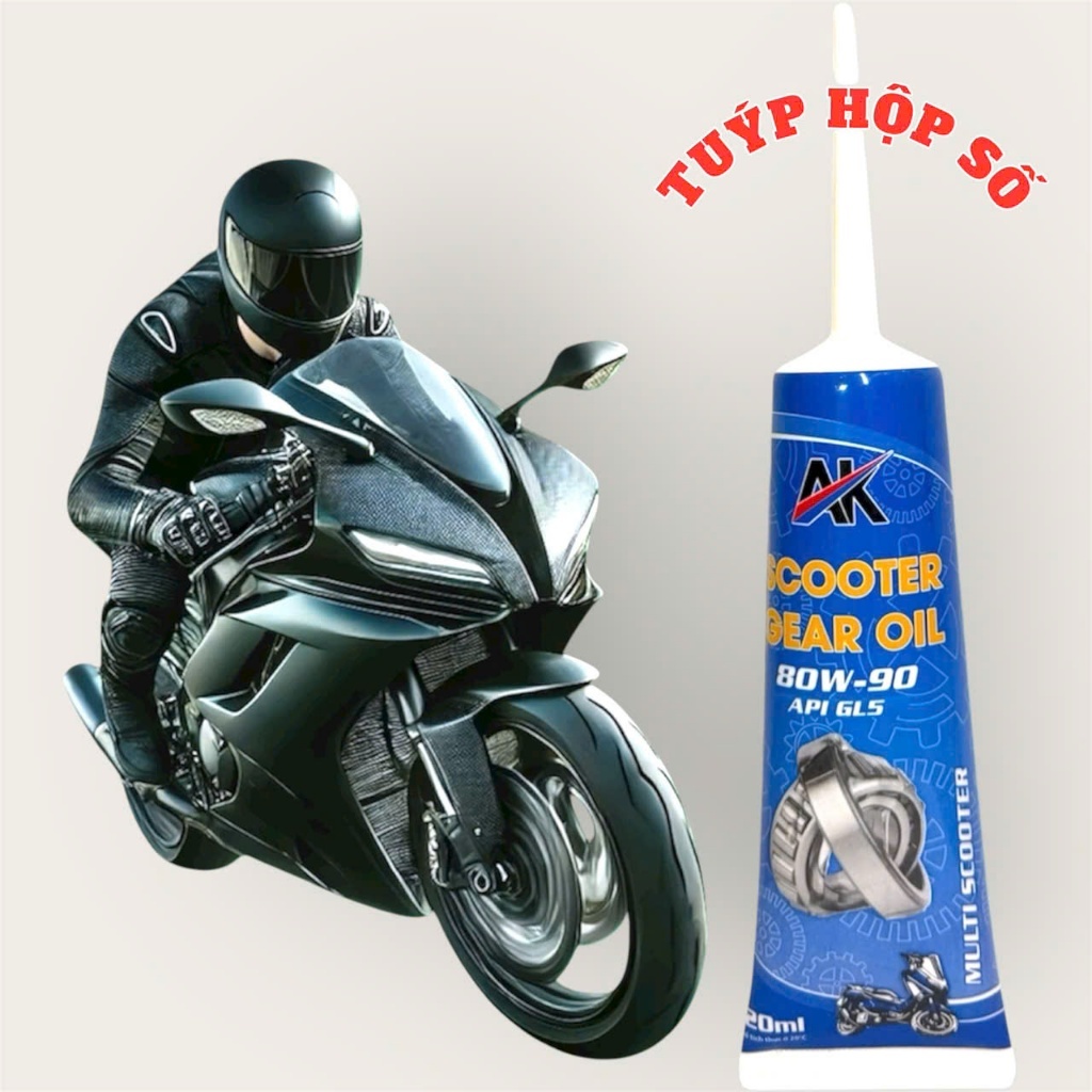 Nhớt Láp Xe Tay Ga AKLUBE Scooter Gear Oil GL5 80W90 120ml – Dầu Hộp Số Xe Ga Giúp Vận Hành Êm, Bảo Vệ Bộ Truyền Động