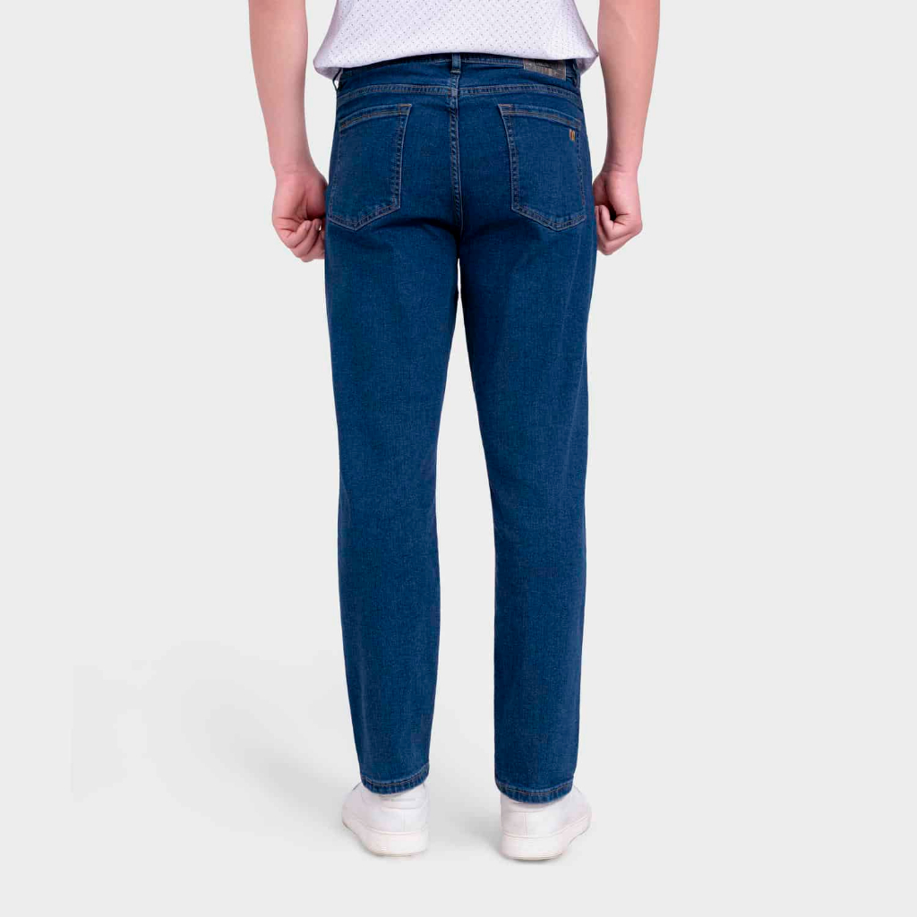 Quần Jeans Nam Hiệu Ứng Giặt Mài Insidemen Dáng Suông Regular Fit Phong Cách Đường Phố IJN001M0H0