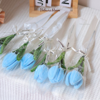 [Làm Sẵn/Set DIY] Hoa Tulip Kẽm Nhung Handmade Velours.bloom - Đầy Đủ Phụ Kiện + Video Hướng Dẫn