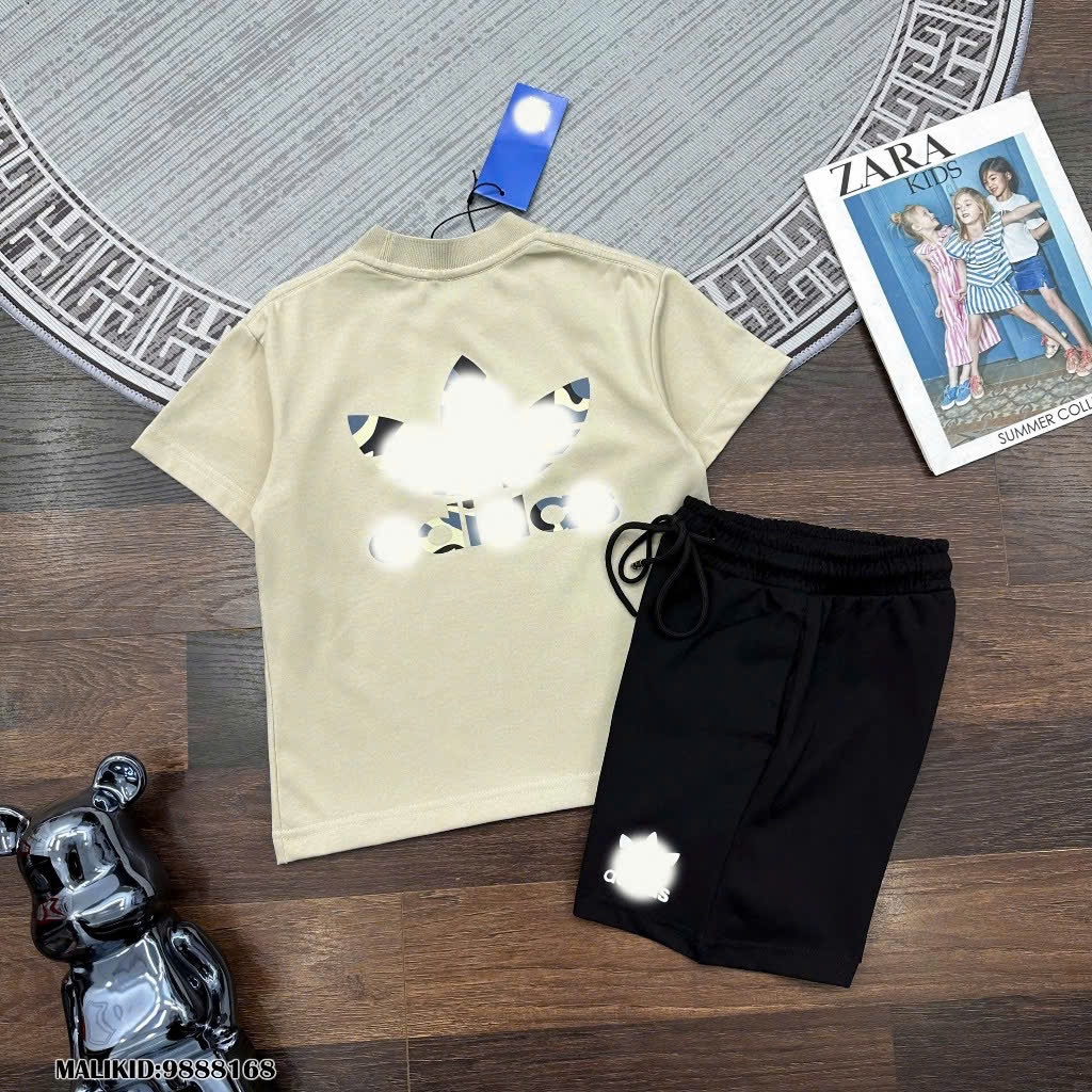 Bộ Hè Thể Thao Bé Trai In Họa Tiết Loang Ngực Áo Siêu Đẹp_ Set Đồ Thể Thao Cho Bé Chất Cotton Cao Cấp