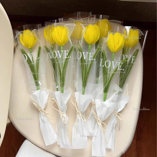 [Làm Sẵn/Set DIY] Hoa Tulip Kẽm Nhung Handmade Velours.bloom - Đầy Đủ Phụ Kiện + Video Hướng Dẫn