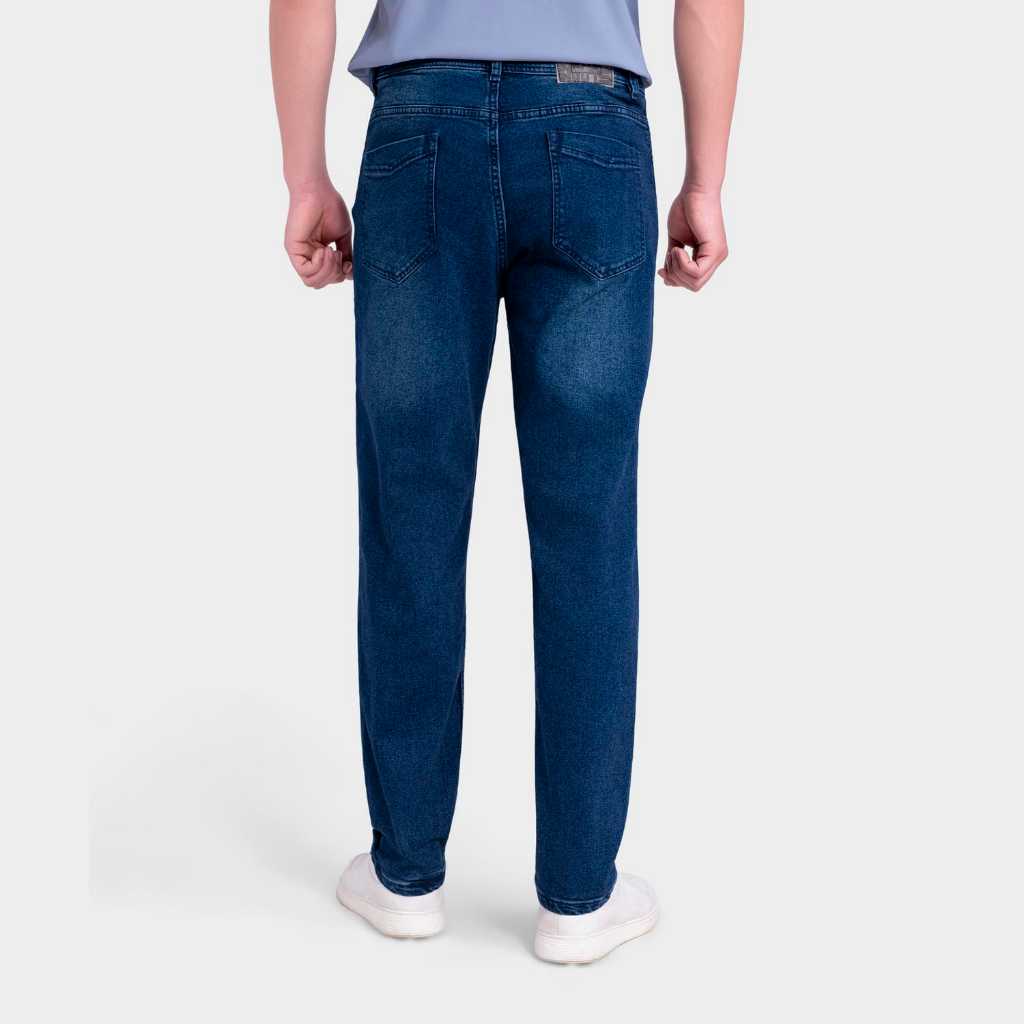 Quần jeans nam Hiệu Ứng Giặt Mài INSIDEMEN Regular Fit thoải mái tôn dáng mềm mại thấm hút tốt IJN002M0H0