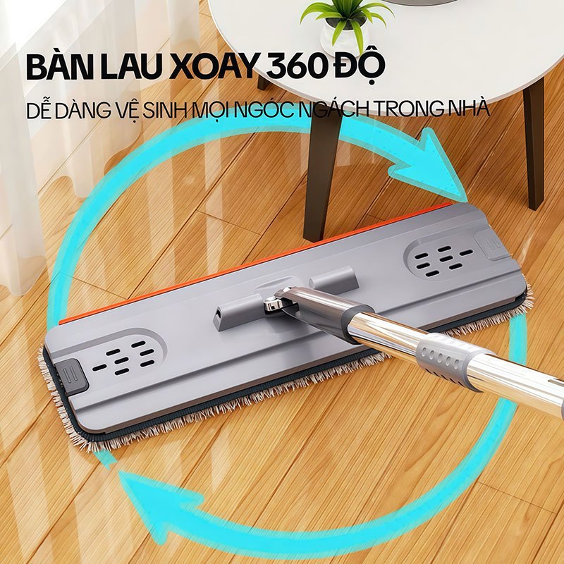 Cây Lau Nhà Thay Thế KITIMOP SM33 PRO-2, Dùng Cho Cây Lau Nhà Tự Vắt KITIMOP SM33 PRO (Không Bao Gồm Thùng Vắt)
