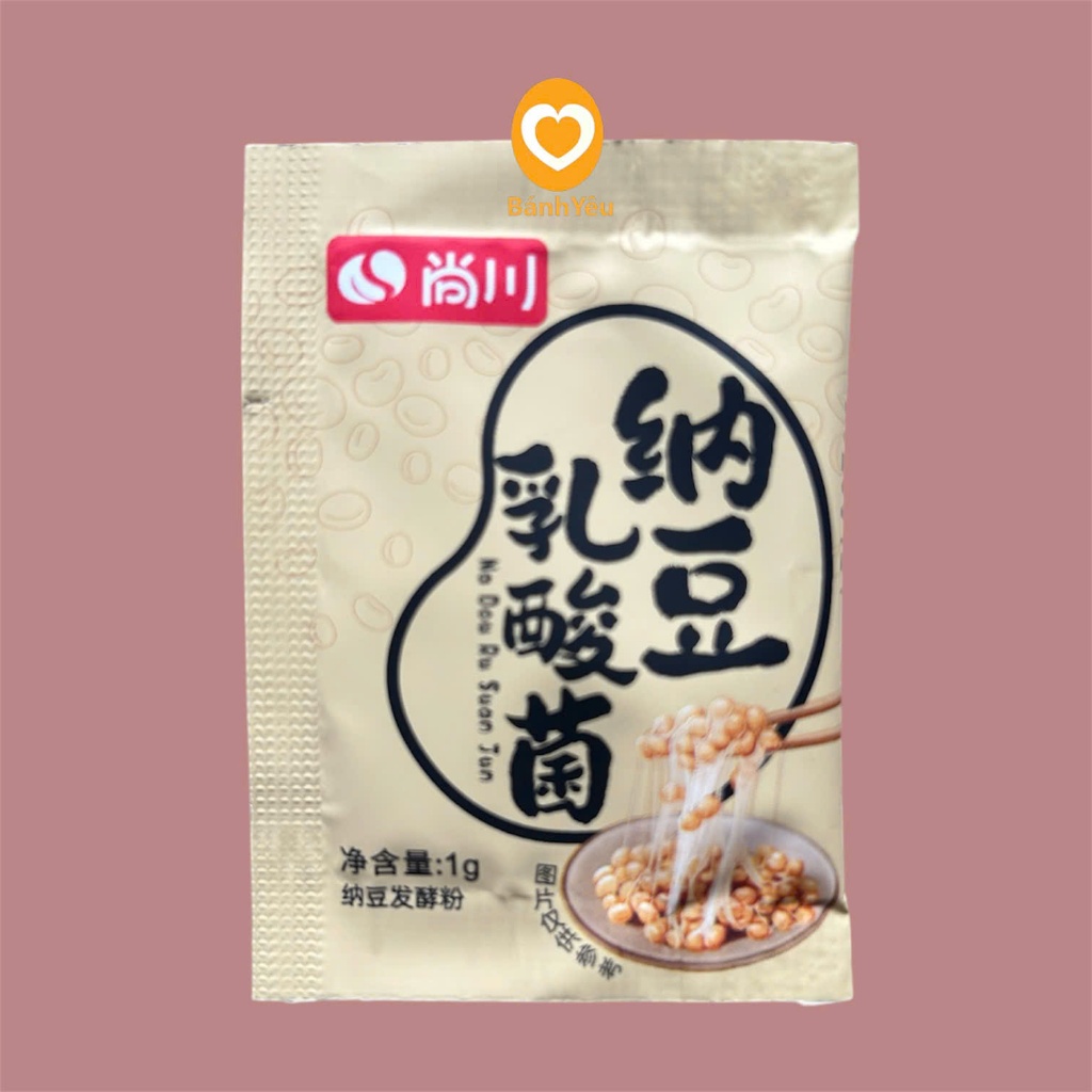 Men Natto Shangchuan Làm Đậu Tương Lên Men gói 1g/ Gói nhỏ tiện cho từng lần sử dụng/PL246
