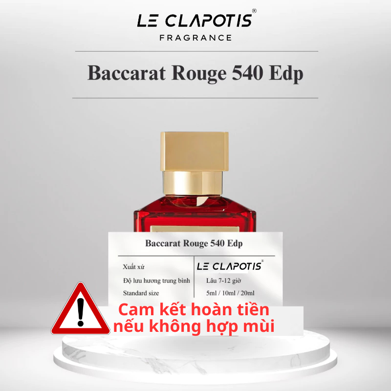 Nước hoa unisex Baccarat Rouge 540 Extrait de Parfum | Nước hoa Nữ phong cách Sang trọng, Tinh tế, Cuốn hút