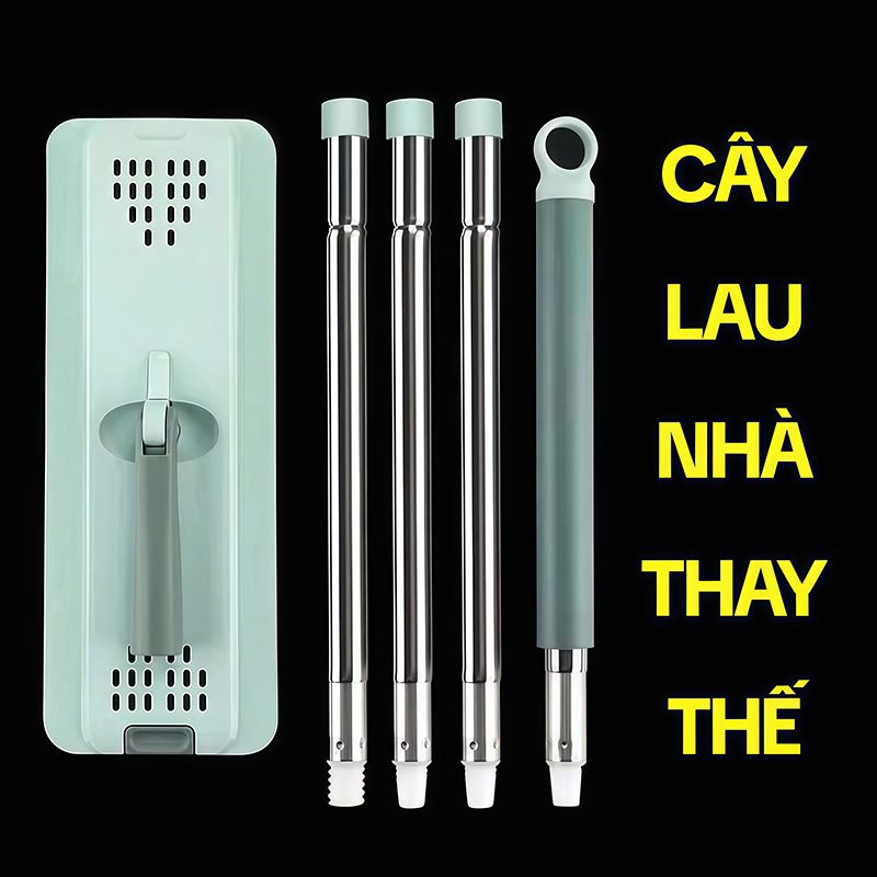 Cây Lau Nhà Thay Thế S1-1, Dùng Cho Cây Lau Nhà Tự Vắt KITIMOP C6 PLUS-PRO (Không Bao Gồm Thùng Vắt)