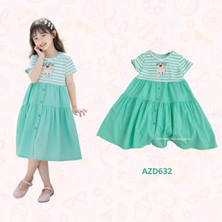 AZD632 Váy thun maxi bé gái mùa hè