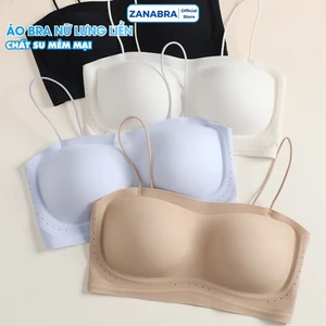 Áo ngực Lưng Liền mút mỏng 1CM chất su mềm mát, Áo lót tàng hình không gọng không lộ ZANABRA A2608