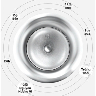 [TẶNG TÚI VẢI] Bình giữ nhiệt inox 304 HiLOGI, bình nước giữ nhiệt 1000ml,1500ml giữ nóng lạnh cao cấp
