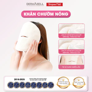 Khăn Chườm Nóng Dermabell Hàn Quốc, Mặt Nạ Ủ Nóng, Xông Hơi- Nở Lỗ Chân Lông, Thư Giãn Da