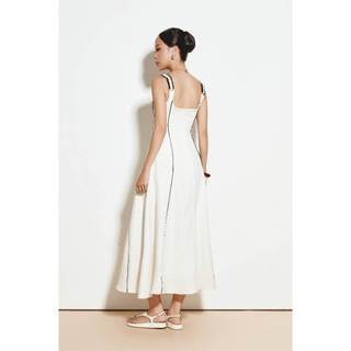 [N6] Đầm Dài Lyra Linen Midi, Chất Vải Linen Thoải Mái, WDD098, SOME HOW STORE