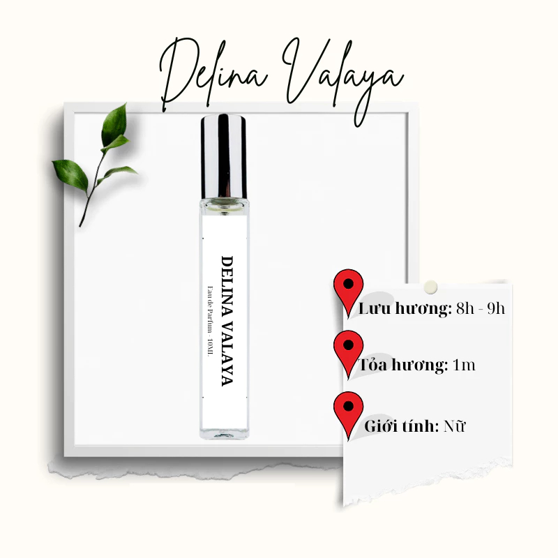Nước hoa Marly Valaya EDP | Nước hoa nữ Le Clapotis phong cách sang trọng và bí ẩn dung tích 10ml