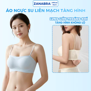 Áo Ngực Không Gọng Chất Su Mút Mỏng 1.5cm, Áo Lót Nữ Bản Lưng Liền Dây Mảnh Không Lộ Viền ZANABRA A2608