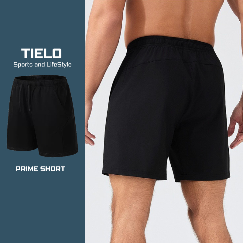 Quần short thể thao nam , Prime Short TIELO , thấm hút mồ hôi , thoáng mát , chạy bộ , pickleball , gym