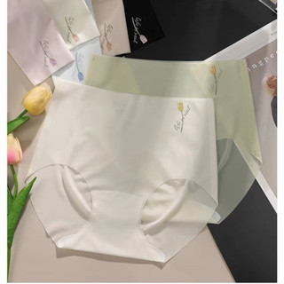 Quần Lót Nữ Su Tuylip Họa Tiết In Hình Hoa Tuylip Nhỏ Tàng Hình Không Đường May Siêu Mỏng Nhẹ STL