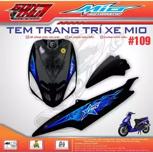 TEM XE MIO SPORT #109 (CHẤT LIỆU CAO CẤP - SIÊU NÉT - SIÊU ĐẸP - SIÊU CUTE)