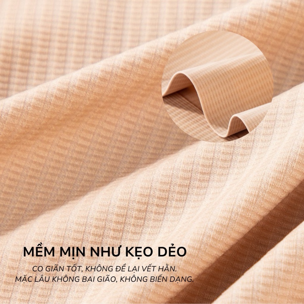 [SANTONY PIER N°5 x HƯƠNG GIANG] Quần Lót Gen - Nịt Bụng, Nâng Mông, Viền Chống Cuộn, Định Hình Eo, Đáy Ngải Cứu F220