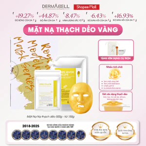 Mặt Nạ Thạch Dẻo Vàng 24K DERMABELL Modeling Mask Hàn Quốc Tăng Đàn Hồi, Chống Lão Hóa Da Cho Spa
