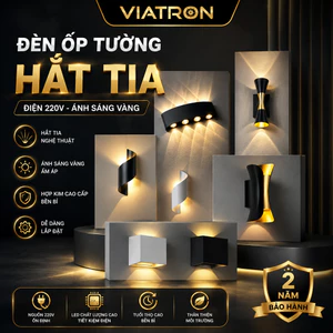 Đèn LED Ốp Tường 2 Đầu 6W 8W 10W – Đèn Hắt Trang Trí Cầu Thang, Ban Công, Sân Vườn