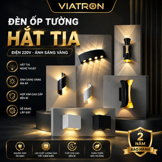 Đèn LED Ốp Tường 2 Đầu 6W 8W 10W – Đèn Hắt Trang Trí Cầu Thang, Ban Công, Sân Vườn