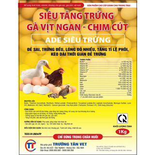ADE SIÊU TĂNG TRỨNG 200g GÀ VỊT NGAN , Cút gói nhỏ