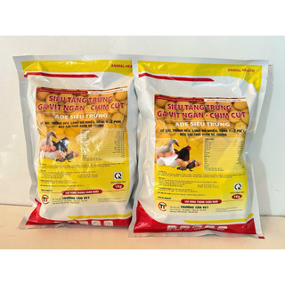 SIÊU TĂNG TRỨNG GÀ VỊT NGAN CHIM CÚT gói 1kg ( trong có 5 gói nhỏ )