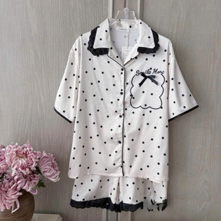 •𝙆𝙞𝙣𝙜𝙨𝙝𝙤𝙥𝙗𝙚𝙖𝙪𝙩𝙮•Set Pijama Lụa Chuâms Bi Nơ Cao Cấp QC