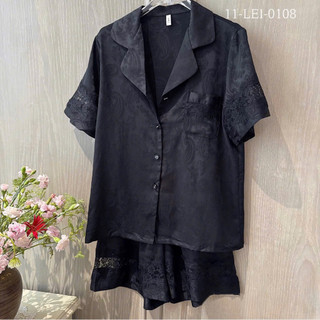 •𝙆𝙞𝙣𝙜𝙨𝙝𝙤𝙥𝙗𝙚𝙖𝙪𝙩𝙮•Set Pijama Lụa Gấm Phối Ren QC