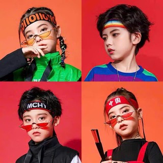 Băng Đô Thể Thao Thấm Hút Mồ Hôi Phong Cách Hiphop Biểu Diễn Cho Bé Trai Bé Gái HaminStore