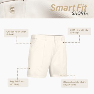 [NEW COLOR] Quần short nam tây âu SMART FIT SHORT, BST MEN's JOURNEY, Cao Cấp, Thanh Lịch - POLOMANOR