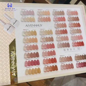 Set sơn gel thạch 32 màu Aivennhuy, có 3 Tone màu , Plater , Thạch Hồng, Thạch Xanh [ Bình An ]