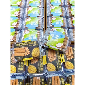 Bánh quế 2 vị sầu riêng và dừa hộp 215g siêu ngon
