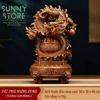 Tượng rồng, Con rồng, Tuổi thìn, 12 con giáp, Linh vật, Tượng phong thủy, Decor Trang trí nhà cửa, Quà tặng ý nghĩa