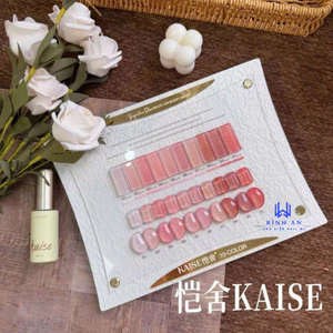 Set Sơn Gel Thạch Hồng Kaise 10 Màu, Chất Gel Đẹp Mịn, Tặng Kèm Bảng [ Bình An ]