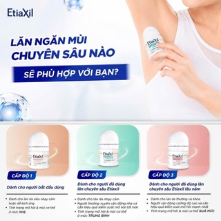 Lăn Khử Mùi Etiaxil Détranspirant 15ml - Ngăn Tiết Mồ Hôi Khử Mùi Cơ Thể Hiệu Quả Từ Lần Đầu Sử Dụng
