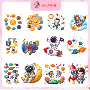 Hình in pet ủi nhiệt,mẫu in hình quần áo bé trai ủi tại nhà bằng bàn ủi,nhiều mẫu nhiều size