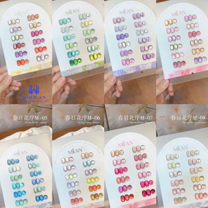 Set Sơn Gel Mắt Mèo Milan 12 Màu, Shop Em Về Đủ 8 Tone Màu Đẹp , Tặng Kèm Bàng [ Bình An ]