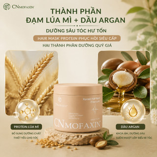 Dầu gội thảo dược chống gàu 730ml + 500ml Mặt nạ protein phục hồi tóc hư, giảm gàu dịu da đầu, tóc mềm suôn bền hương