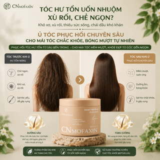 Dầu gội thảo dược chống gàu 730ml + 500ml Mặt nạ protein phục hồi tóc hư, giảm gàu dịu da đầu, tóc mềm suôn bền hương