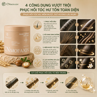 Dầu gội thảo dược chống gàu 730ml + 500ml Mặt nạ protein phục hồi tóc hư, giảm gàu dịu da đầu, tóc mềm suôn bền hương